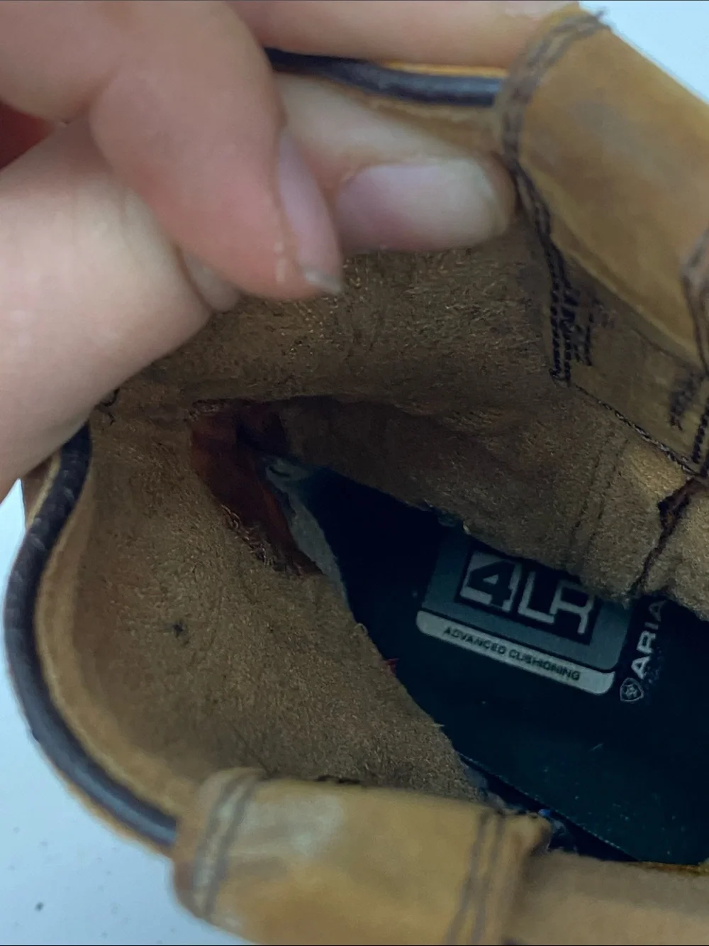 Ariat Tan/Brown Men's Western Work Boots